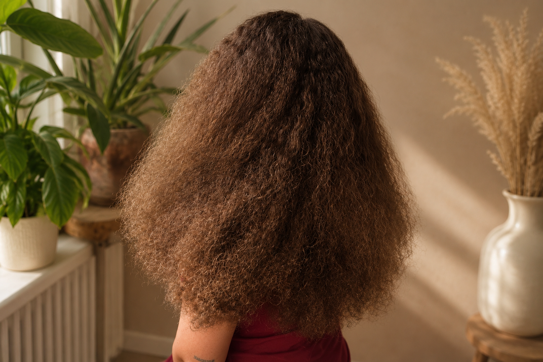 Krullend haar met veel frizz